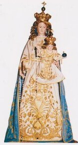 Figura 5 l'attuale statua della Madonna dei Cipressi a Fontegreca