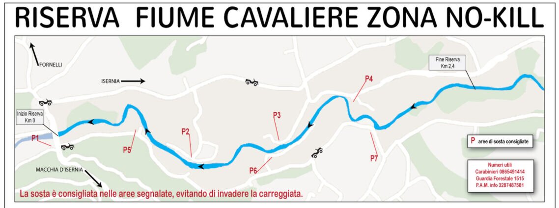 Riserva di pesca PAM fiume Cavaliere