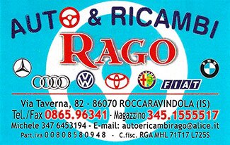 Autoricambi rago Autoricambi rago